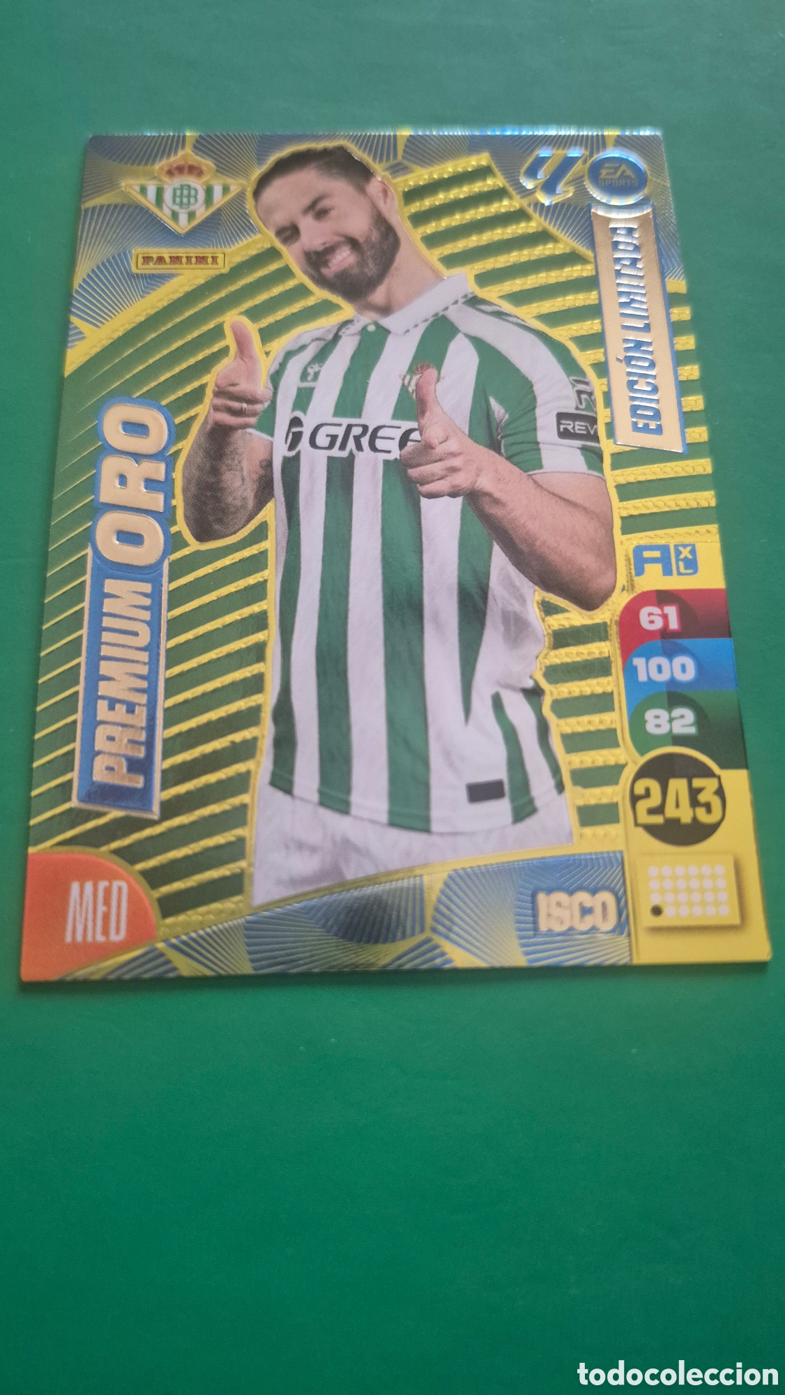 Fu&szlig;ball-Sticker: Adrenalyn XL 2024 2025 24 25, Isco premium oro edicion limitada, Real Betis