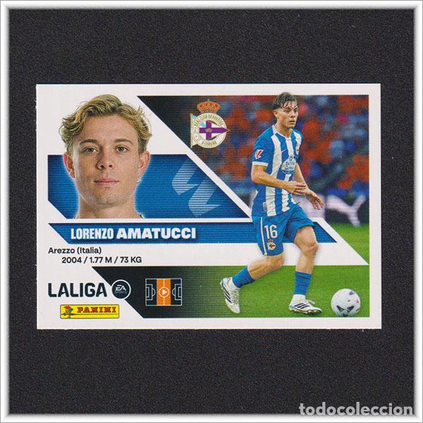Fu&szlig;ball-Sticker: LIGA ESTE 2026 2027 26 27 PANINI AMATUCCI 22 FICHAJE DEPORTIVO CORU&Ntilde;A COLECCI&Oacute;N ALBUM 3&ordf; EDICI&Oacute;N