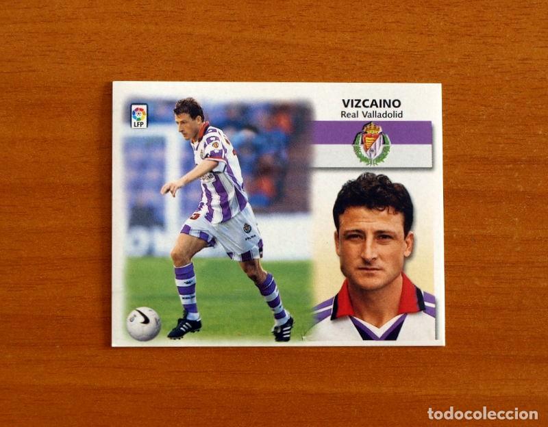 Fu&szlig;ball-Sticker: Real Valladolid - Vizcaino - Ediciones Este Liga 1999-2000, 99-00 - Nunca pegado