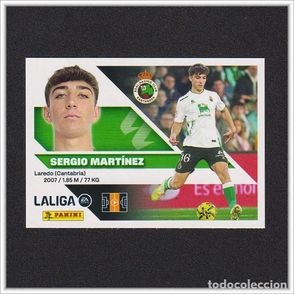 Fu&szlig;ball-Sticker: LIGA ESTE 2026 2027 26 27 PANINI SERGIO MARTINEZ 13 BIS COLOCA RACING SANTANDER ALBUM 3&ordf; EDICI&Oacute;N