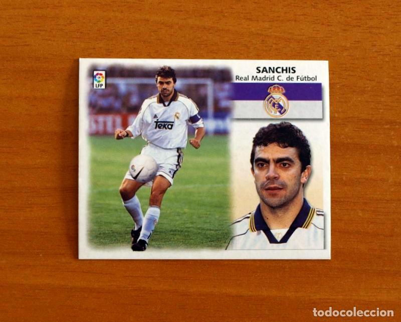 Cromos de f&uacute;tbol: Real Madrid - Sanchis - Ediciones Este Liga 1999-2000, 99-00 - Nunca Pegado