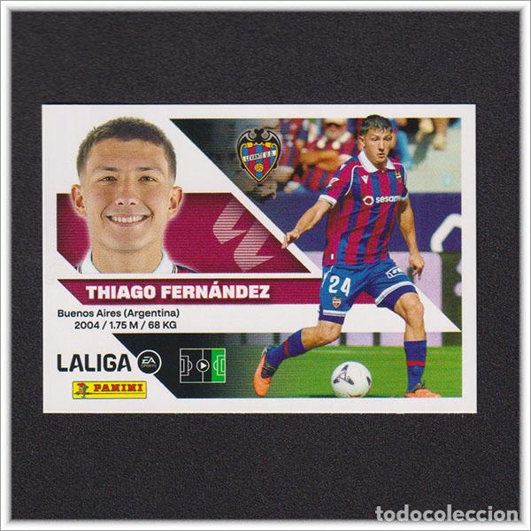 Cromos de f&uacute;tbol: LIGA ESTE 2026 2027 26 27 PANINI THIAGO FERNANDEZ 16 BIS COLOCA LEVANTE ALBUM COLECCI&Oacute;N 3&ordf; EDICI&Oacute;N