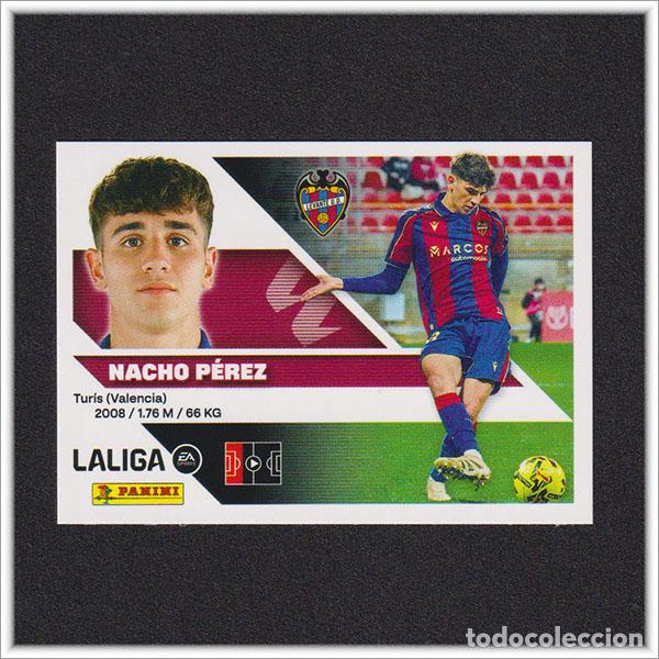 Cromos de f&uacute;tbol: LIGA ESTE 2026 2027 26 27 PANINI NACHO PEREZ 6 BIS COLOCA LEVANTE ALBUM COLECCI&Oacute;N 3&ordf; EDICI&Oacute;N
