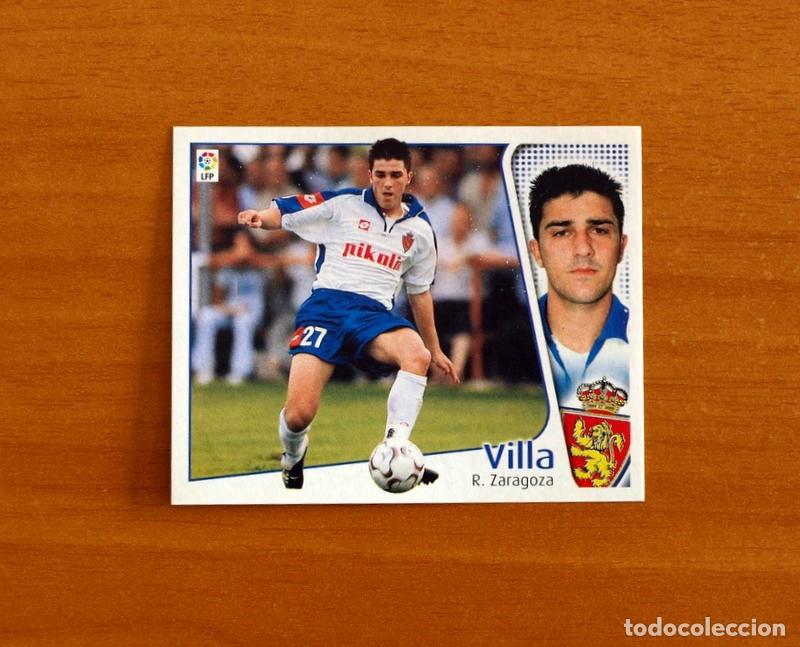 Cromos de f&uacute;tbol: Real Zaragoza - Villa - Ediciones Este Liga 2004-2005, 04-05 - Nunca Pegado