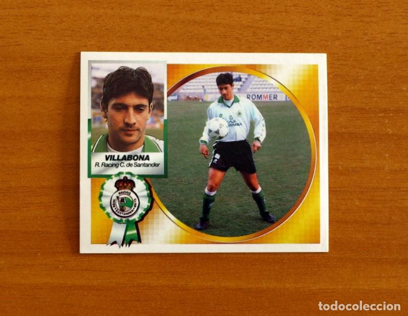 Cromos de f&uacute;tbol: Racing de Santander - Villabona - Ediciones Este Liga 1994-1995, 94-95 - Nunca pegado