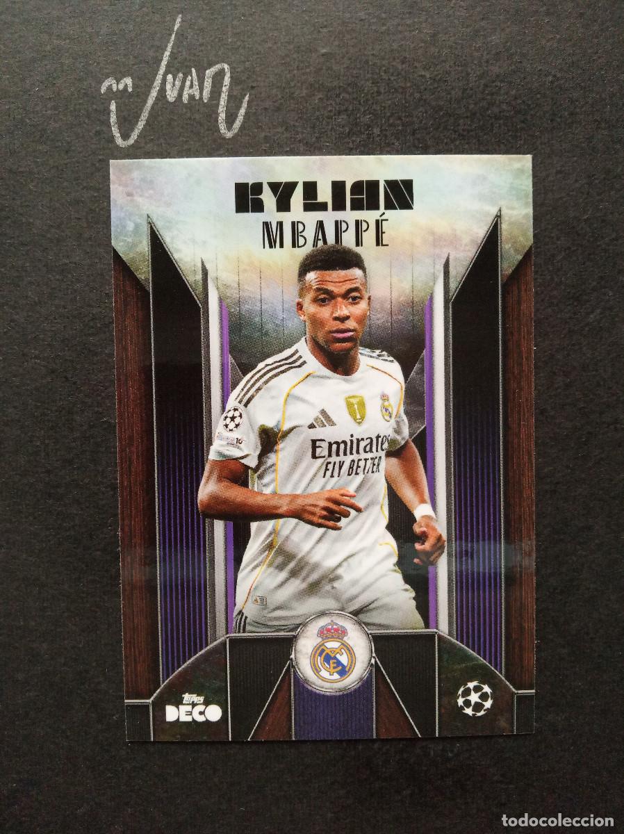 Fu&szlig;ball-Sticker: CURRENT STARS MBAPPE REAL MADRID FRANCIA ⚽ TOPPS &reg; DECO UEFA CLUB COMPETITIONS 2025 2026 25 26 NUEVO