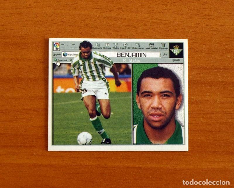 Cromos de f&uacute;tbol: Real Betis - Benjamin - Ediciones Este Liga 2001-2002, 01-02 - Nunca pegado