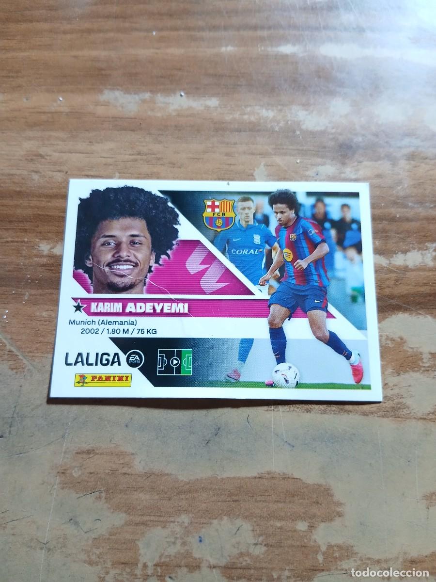 Cromos de f&uacute;tbol: CROMO LIGA ESTE TEMPORADA 26/27: NUEVO FICHAJE KARIM ADEYEMI, N&deg; 19