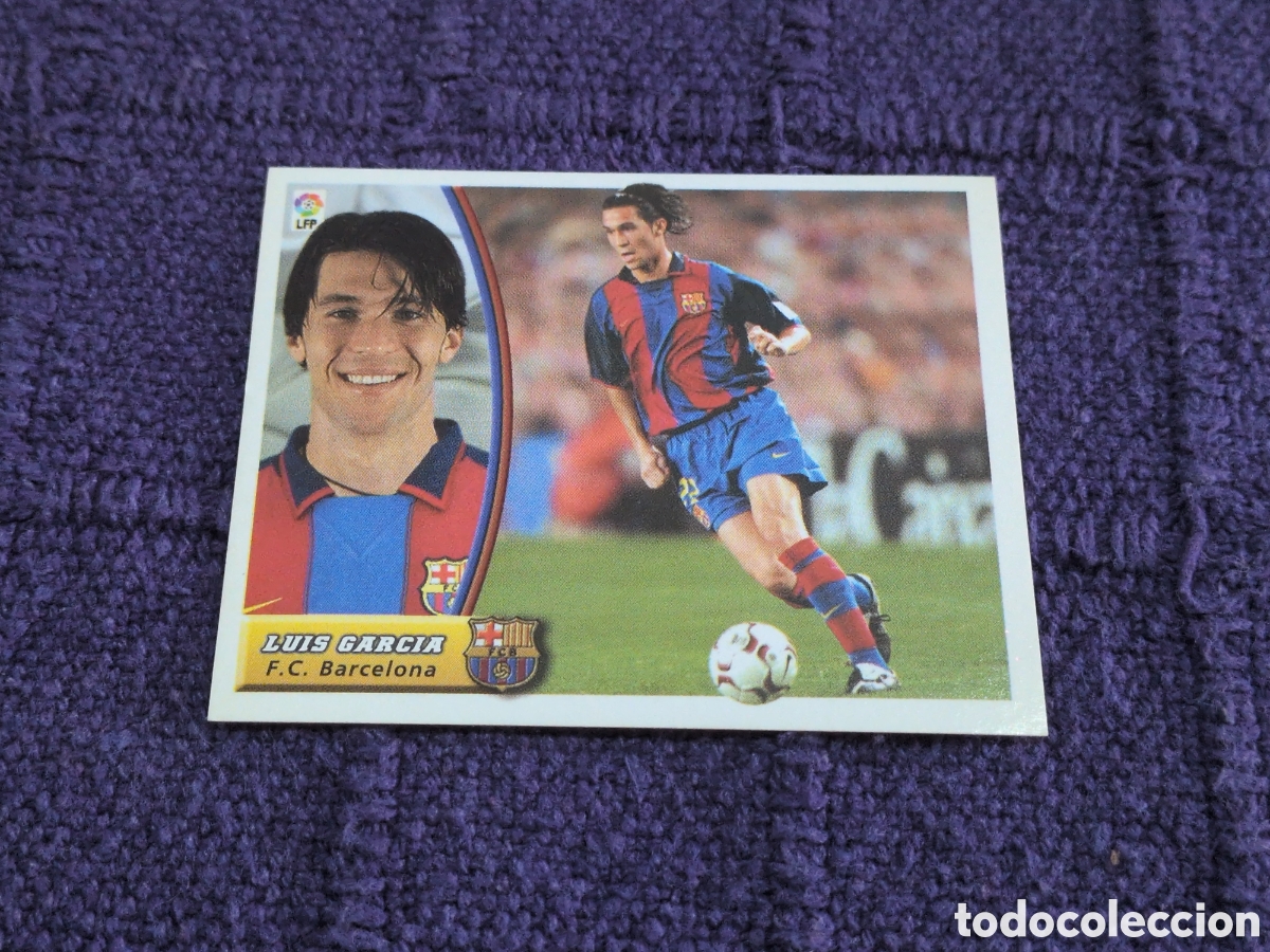 Fu&szlig;ball-Sticker: LUIS GARCIA F. C. BARCELONA COLOCA LIGA ESTE 2003 2004 03 04 NUNCA PEGADO SIN PEGAR