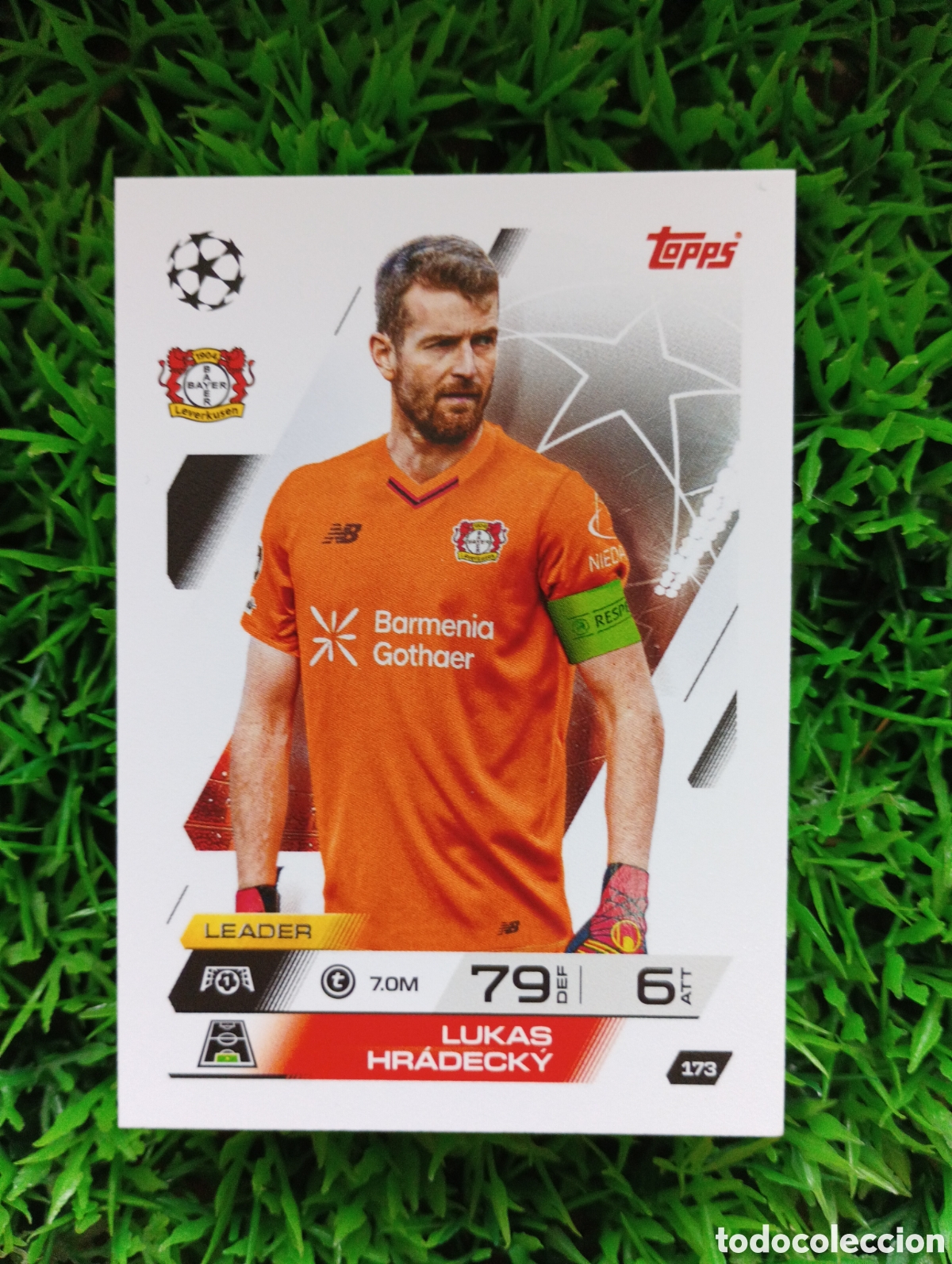 Football Stickers: Hradecky Bayer Leverkusen Match Attax 25-26 # 173