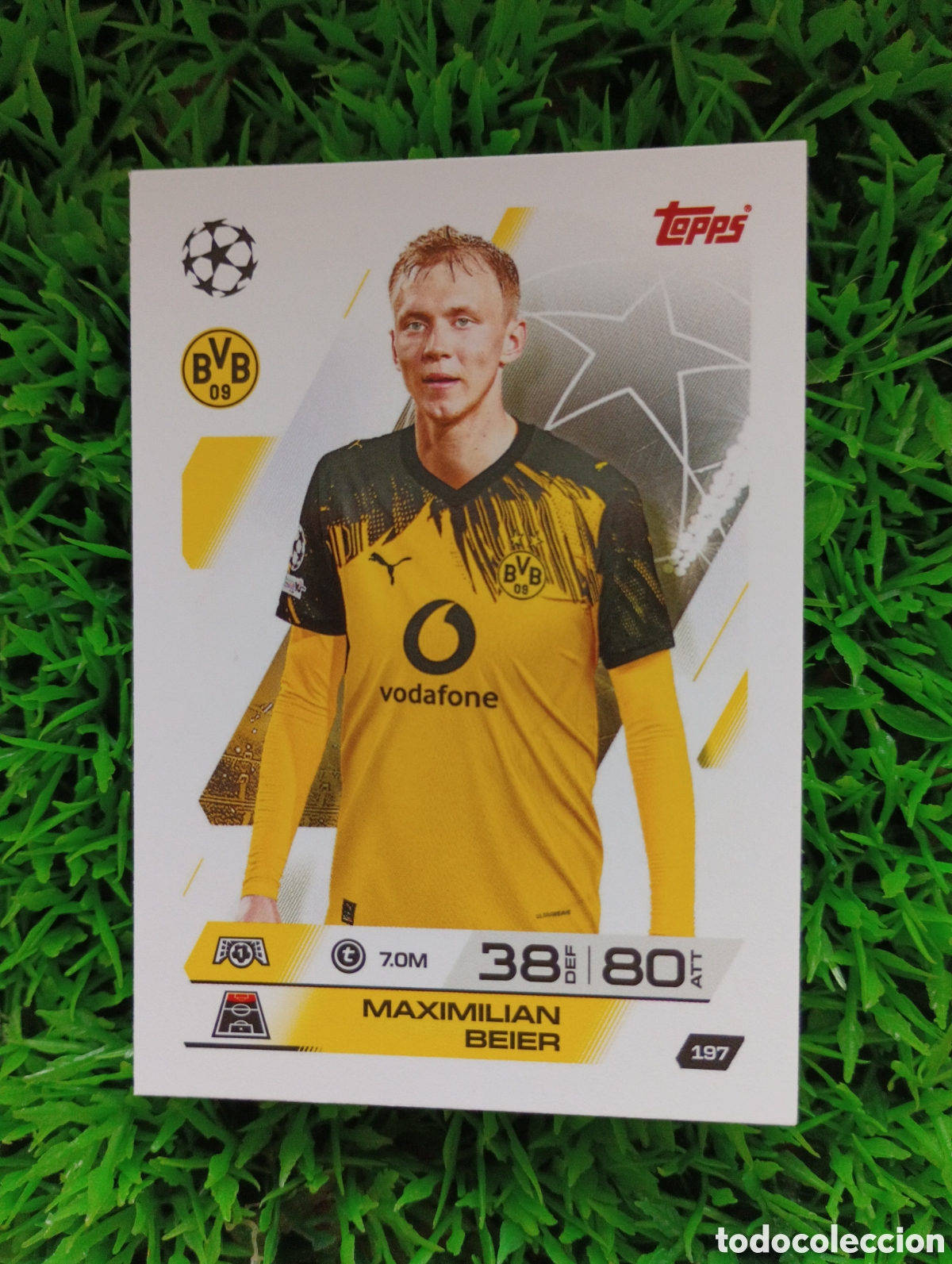 Football Stickers: Beier Borussia Dortmund Match Attax 25-26 # 197