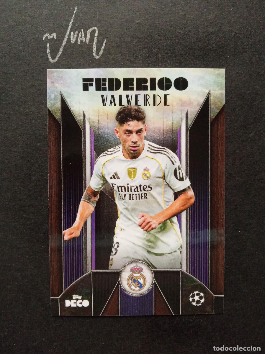 Football Stickers: CURRENT STARS VALVERDE REAL MADRID URUGUAY ⚽ TOPPS &reg; DECO CLUB COMPETITIONS 2025 2026 25 26 NUEVO
