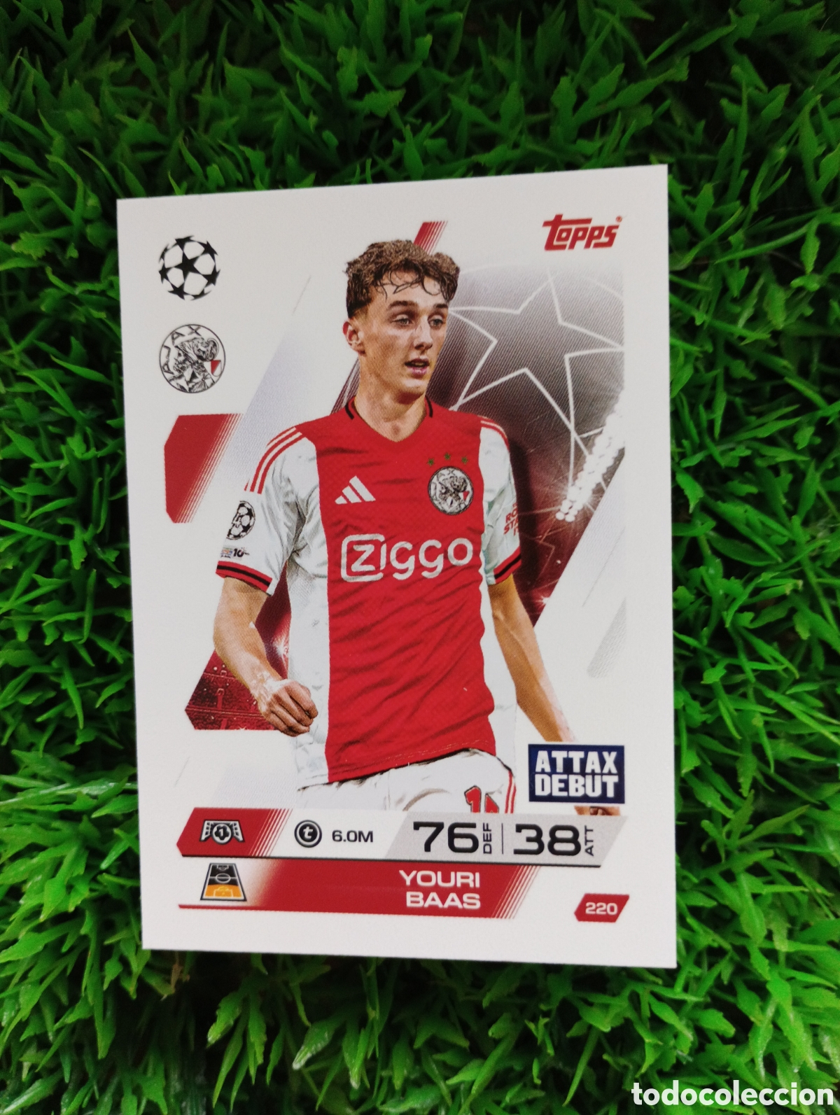 Football Stickers: Baas Ajax Match Attax 25-26 # 220