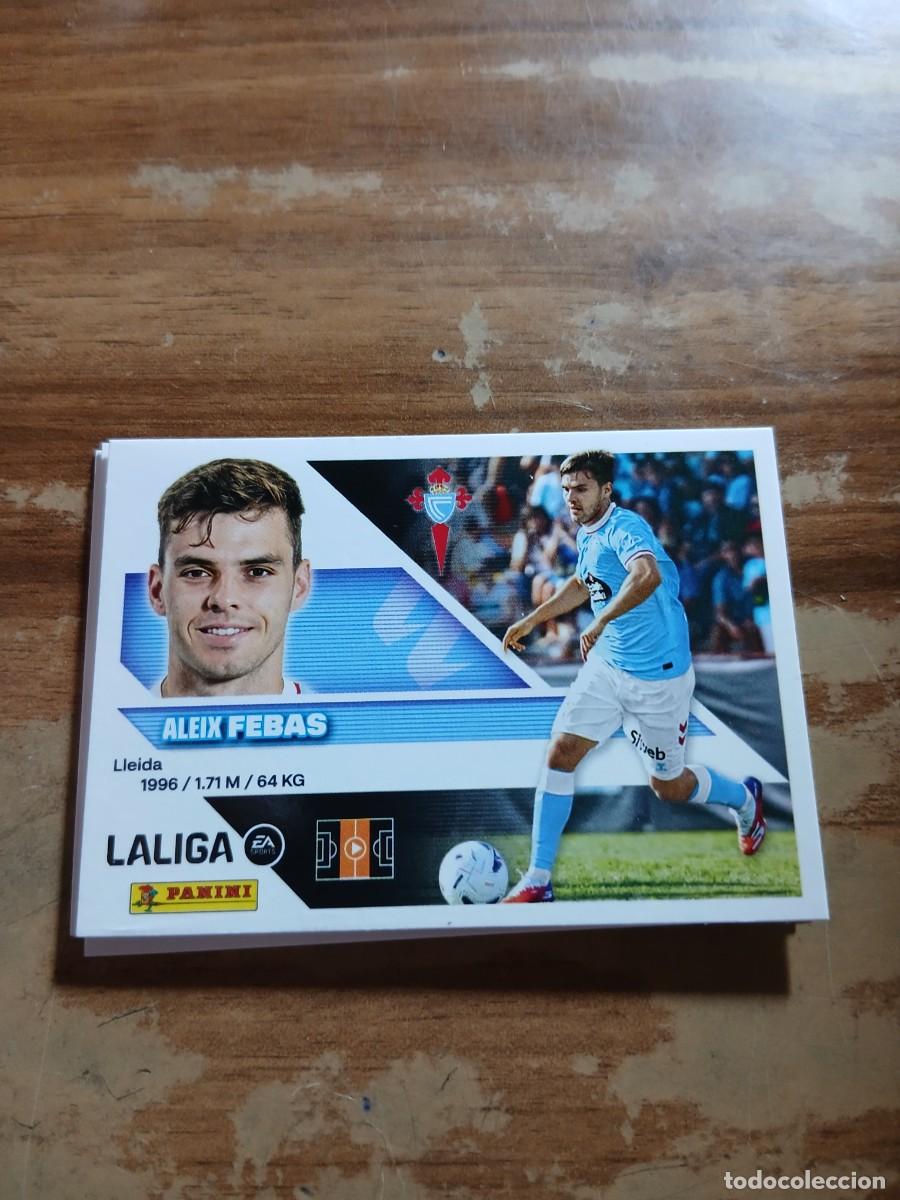 Cromos de f&uacute;tbol: CROMO LIGA ESTE TEMPORADA 26/27: NUEVO FICHAJE ALEIX FEBAS, N&deg; 10