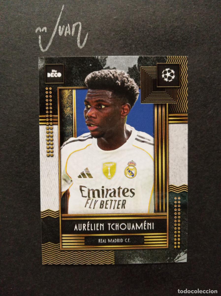 Fu&szlig;ball-Sticker: CURRENT STARS TCHOUAMENI REAL MADRID ⚽ TOPPS &reg; DECO UCC UEFA CLUB COMPETITIONS 2025 2026 25 26 NUEVO