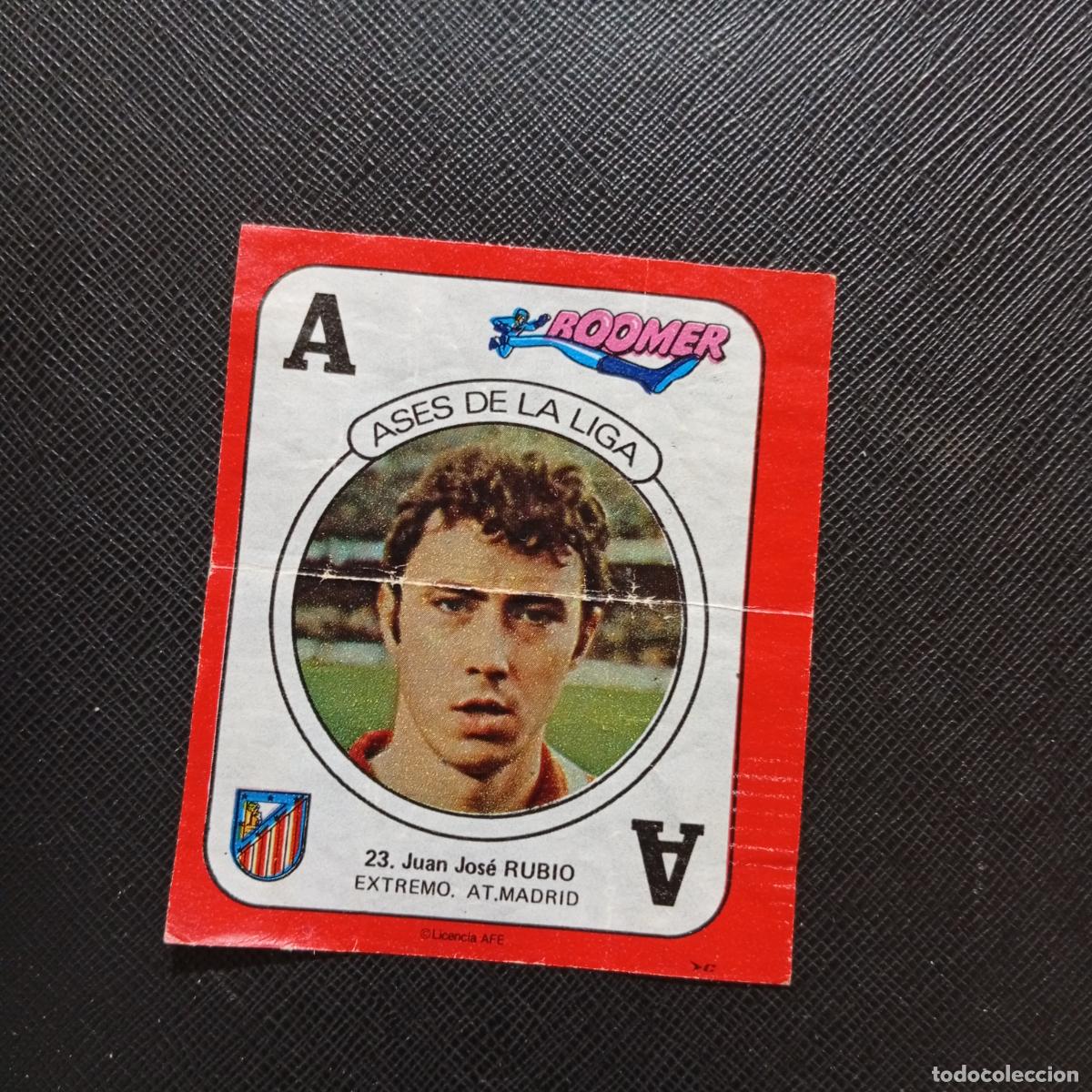 Cromos de f&uacute;tbol: 23 RUBIO AT MADRID CHICLE BOOMER 1982 1983 CROMO FUTBOL LIGA 82 83 - SIN PEGAR - SOBRE-C
