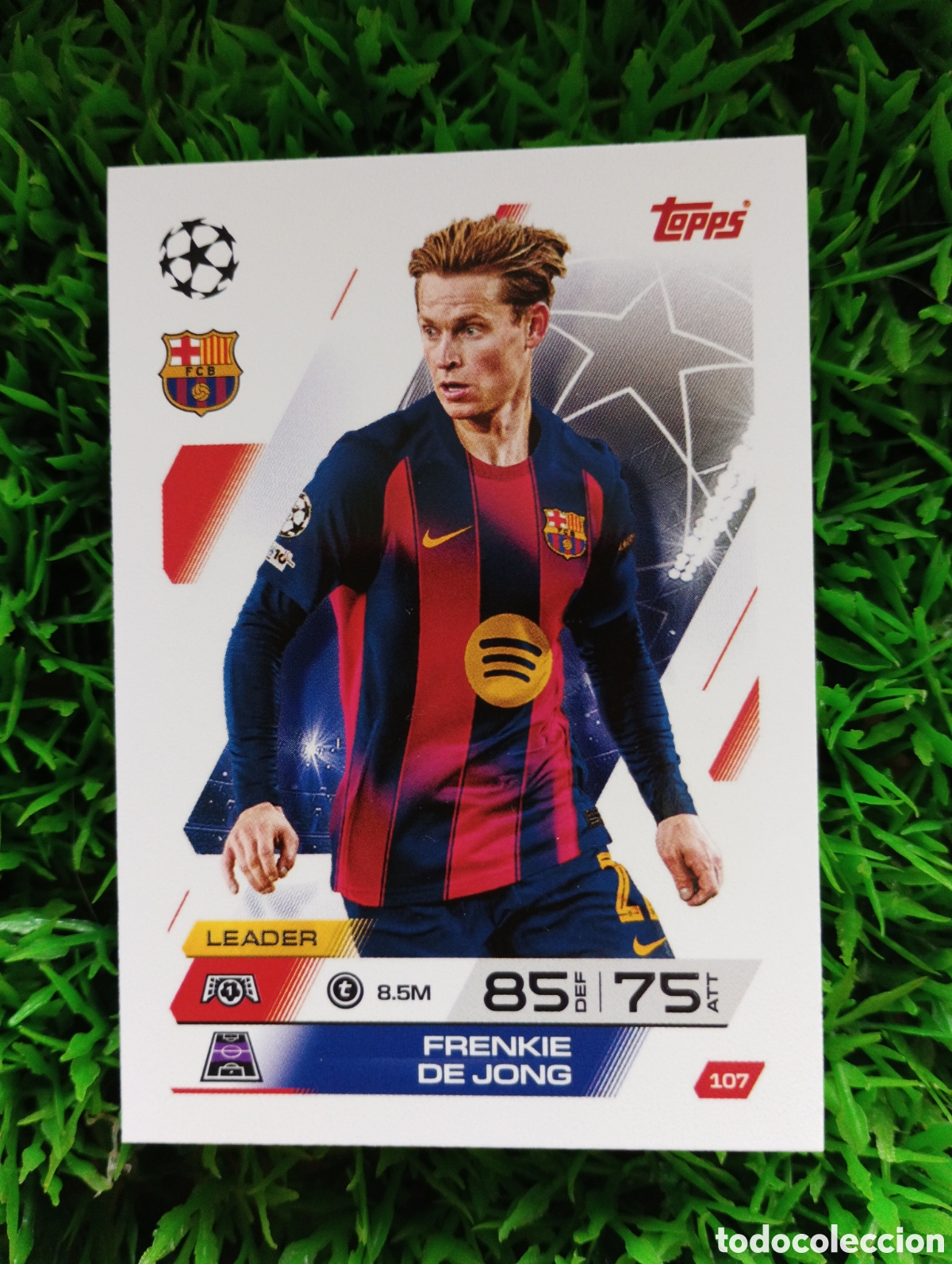 Fu&szlig;ball-Sticker: De Jong Barcelona Match Attax 25-26 # 107