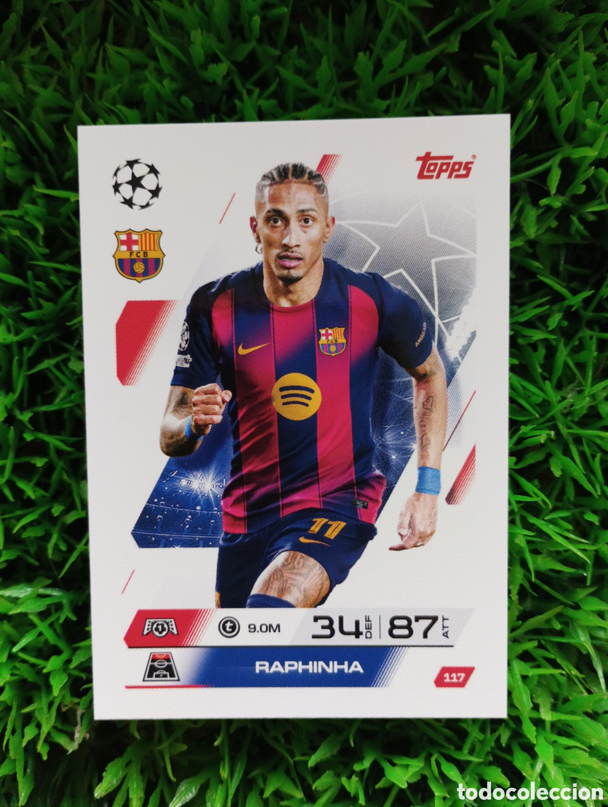 Fu&szlig;ball-Sticker: Raphinha Barcelona Match Attax 25-26 # 117