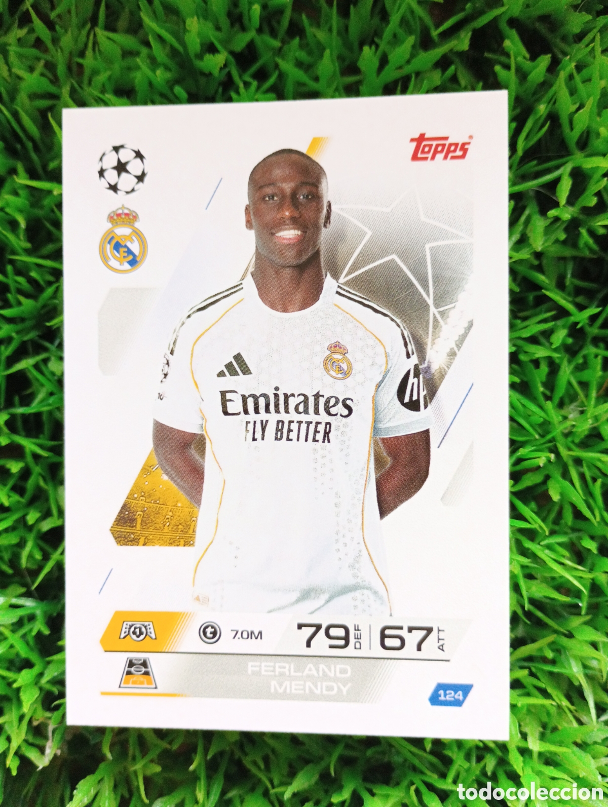 Fu&szlig;ball-Sticker: Mendy Real Madrid Match Attax 25-26 # 124