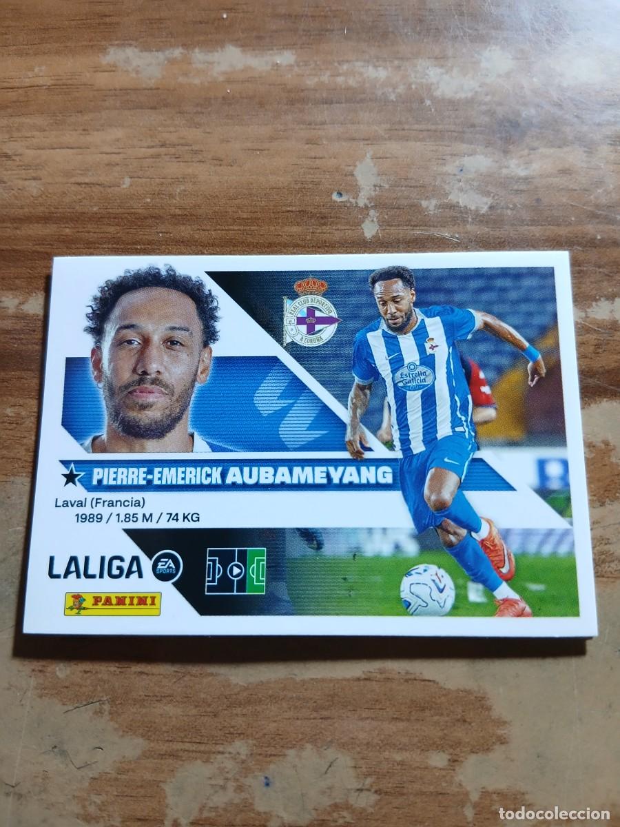 Cromos de f&uacute;tbol: CROMO LIGA ESTE TEMPORADA 26/27: NUEVO FICHAJE PIERRE-EMERICK AUBAMEYANG, N&deg; 12