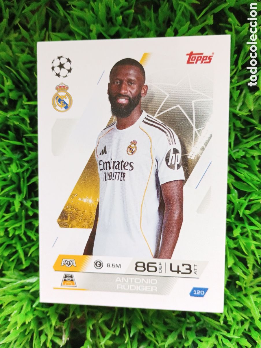 Fu&szlig;ball-Sticker: Rudiger Real Madrid Match Attax 25-26 # 120