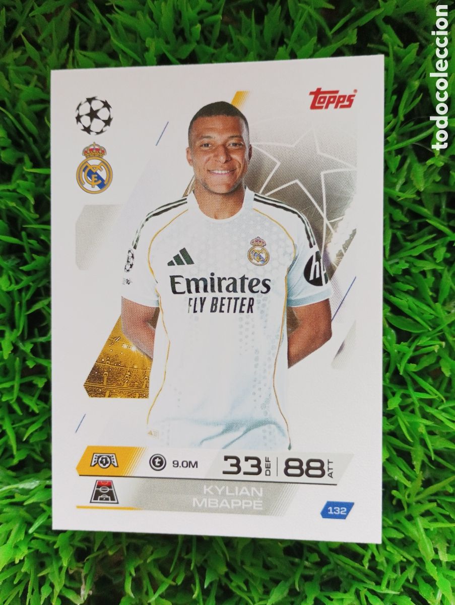 Fu&szlig;ball-Sticker: Mbappe Real Madrid Match Attax 25-26 # 132