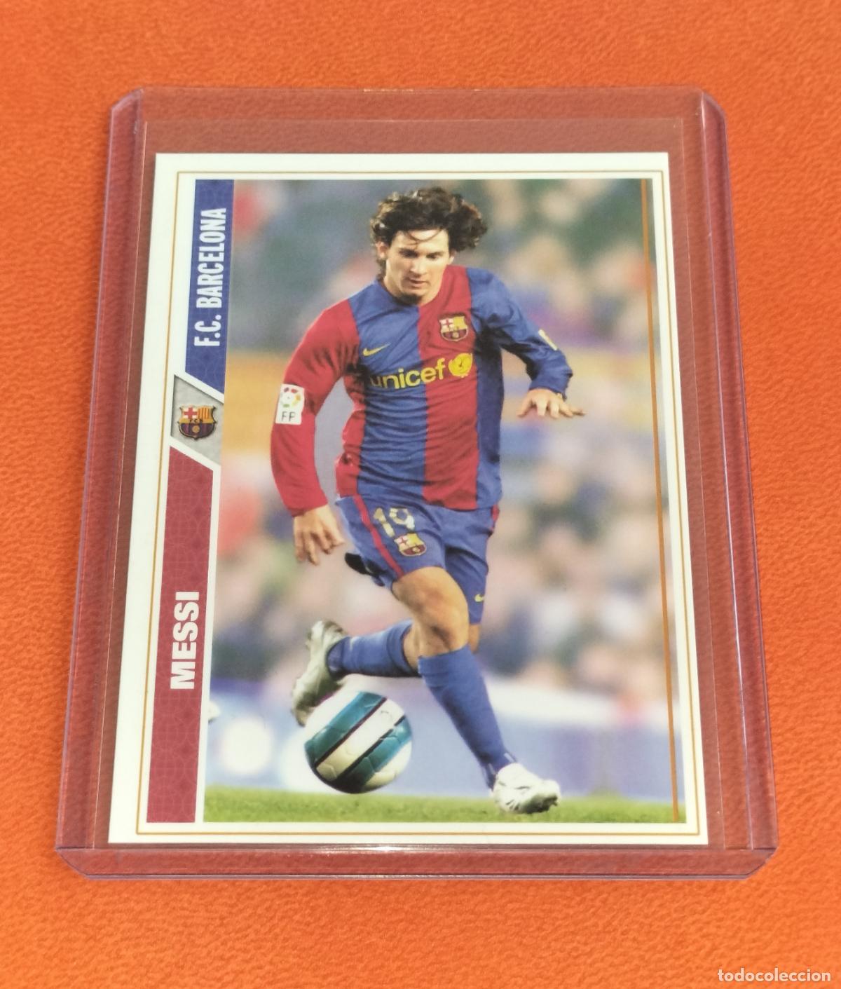 Figurine di Calcio: 47 LIONEL MESSI FC BARCELONA CARD MUNDICROMO SPORT FICHAS LIGA FUTBOL 2007 2008 07 08