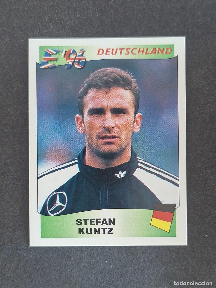 Cromos de f&uacute;tbol: L3 STEFAN KUNTZ SELECCION ALEMANIA 213 EUROCOPA 1996 EURO 96 PANINI NUNCA PEGADO SIN PEGAR