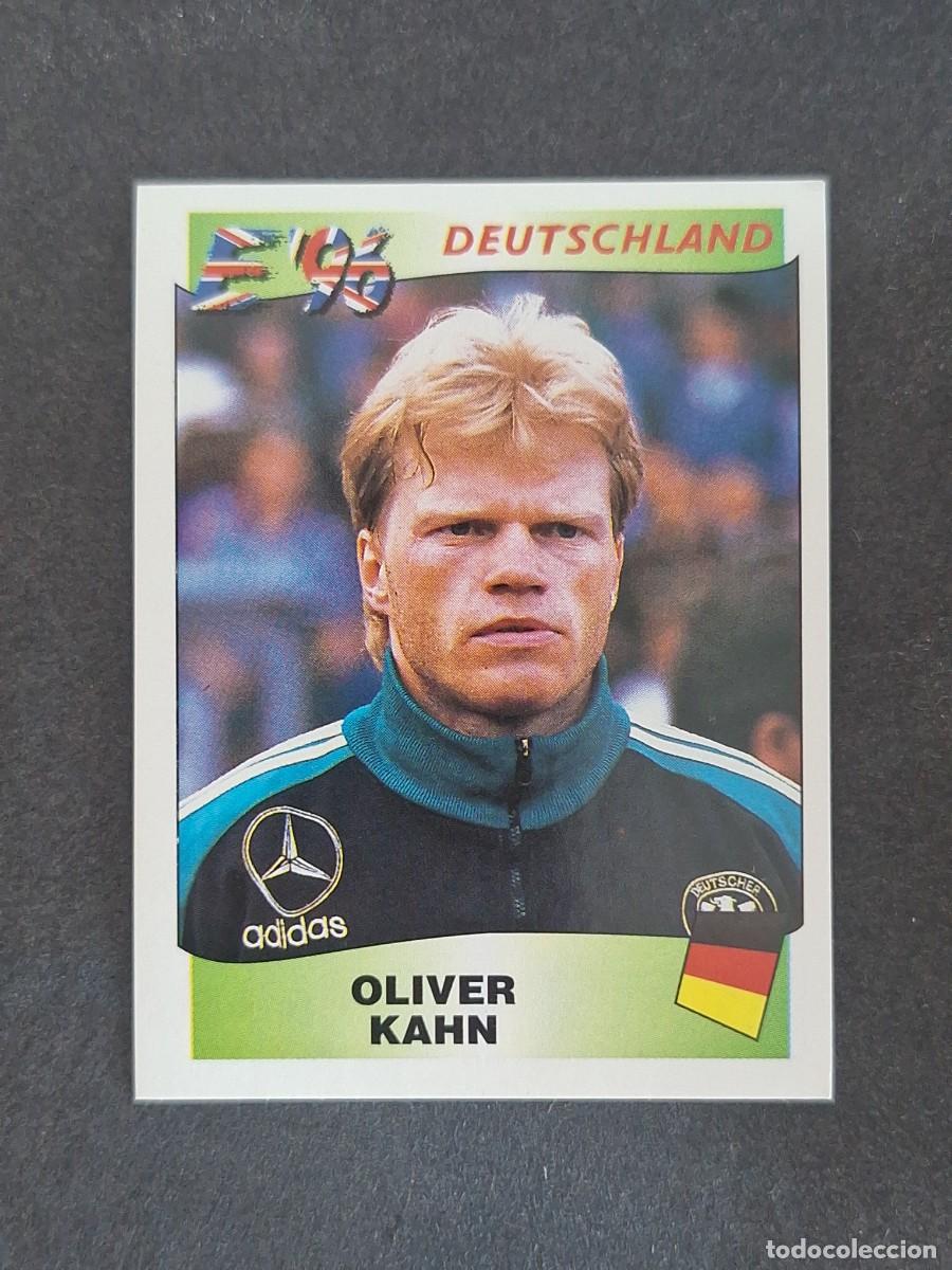 Cromos de f&uacute;tbol: L3 OLIVER KAHN SELECCION ALEMANIA 214 EUROCOPA 1996 EURO 96 PANINI NUNCA PEGADO SIN PEGAR