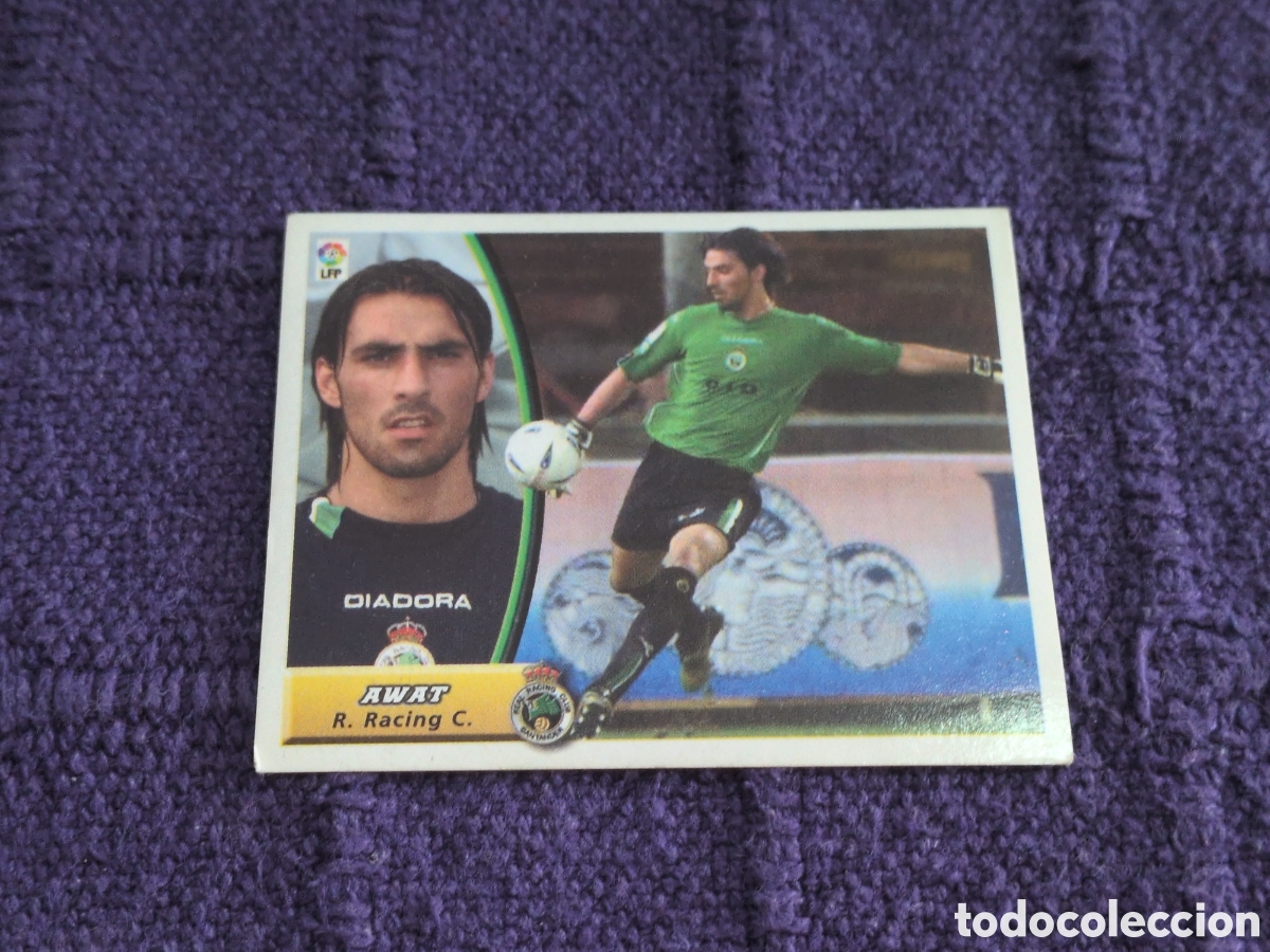 Fu&szlig;ball-Sticker: AWAT RACING DE SANTANDER COLOCA LIGA ESTE 2003 2004 03 04 NUNCA PEGADO SIN PEGAR