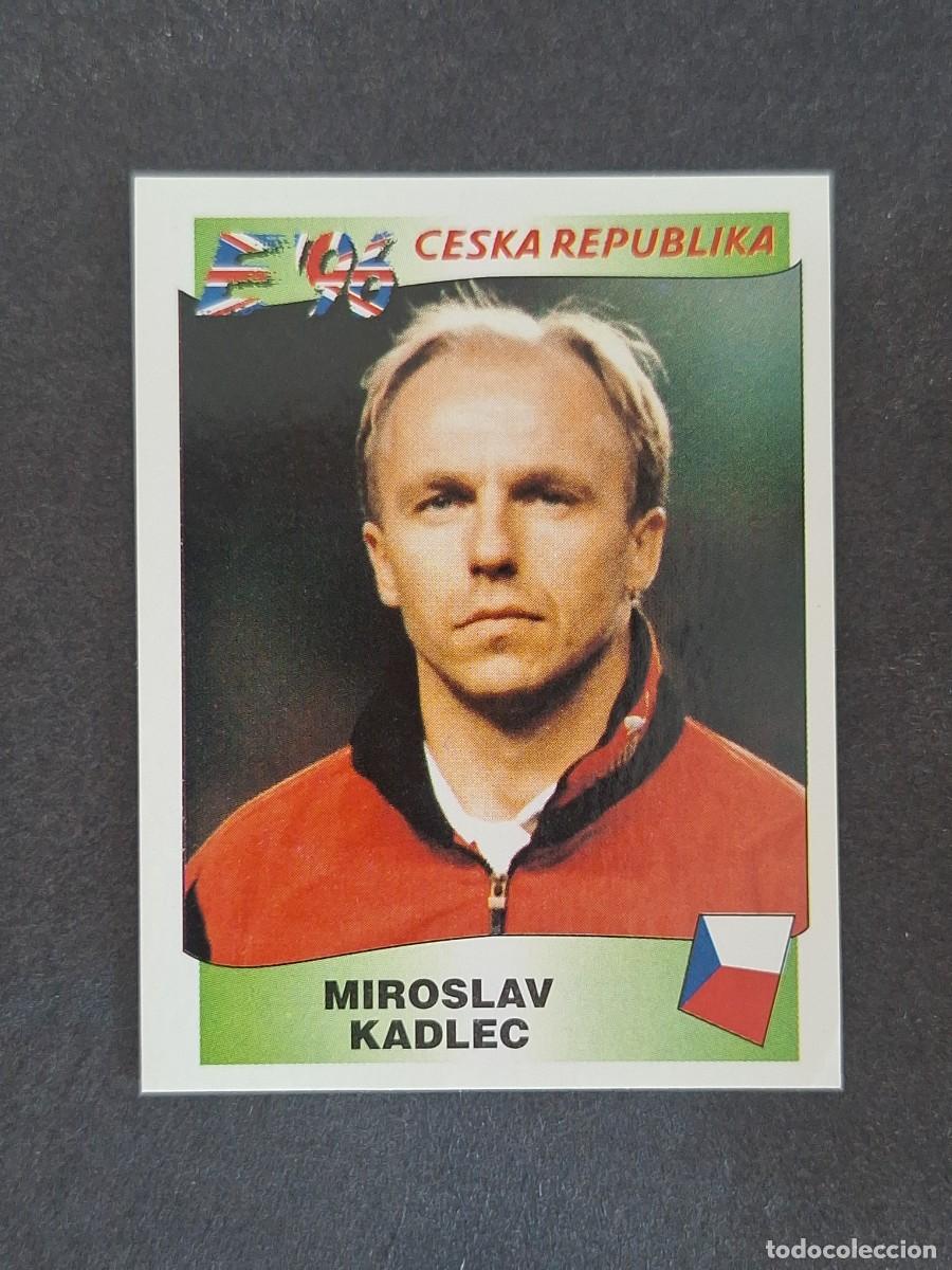 Cromos de f&uacute;tbol: L3 MIROSLAV KADLEC SELECCION REPUBLICA CHECA 218 EUROCOPA 1996 EURO 96 PANINI NUNCA PEGADO