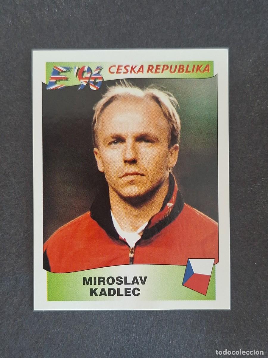 Cromos de f&uacute;tbol: L3 MIROSLAV KADLEC SELECCION REPUBLICA CHECA 218 EUROCOPA 1996 EURO 96 PANINI NUNCA PEGADO