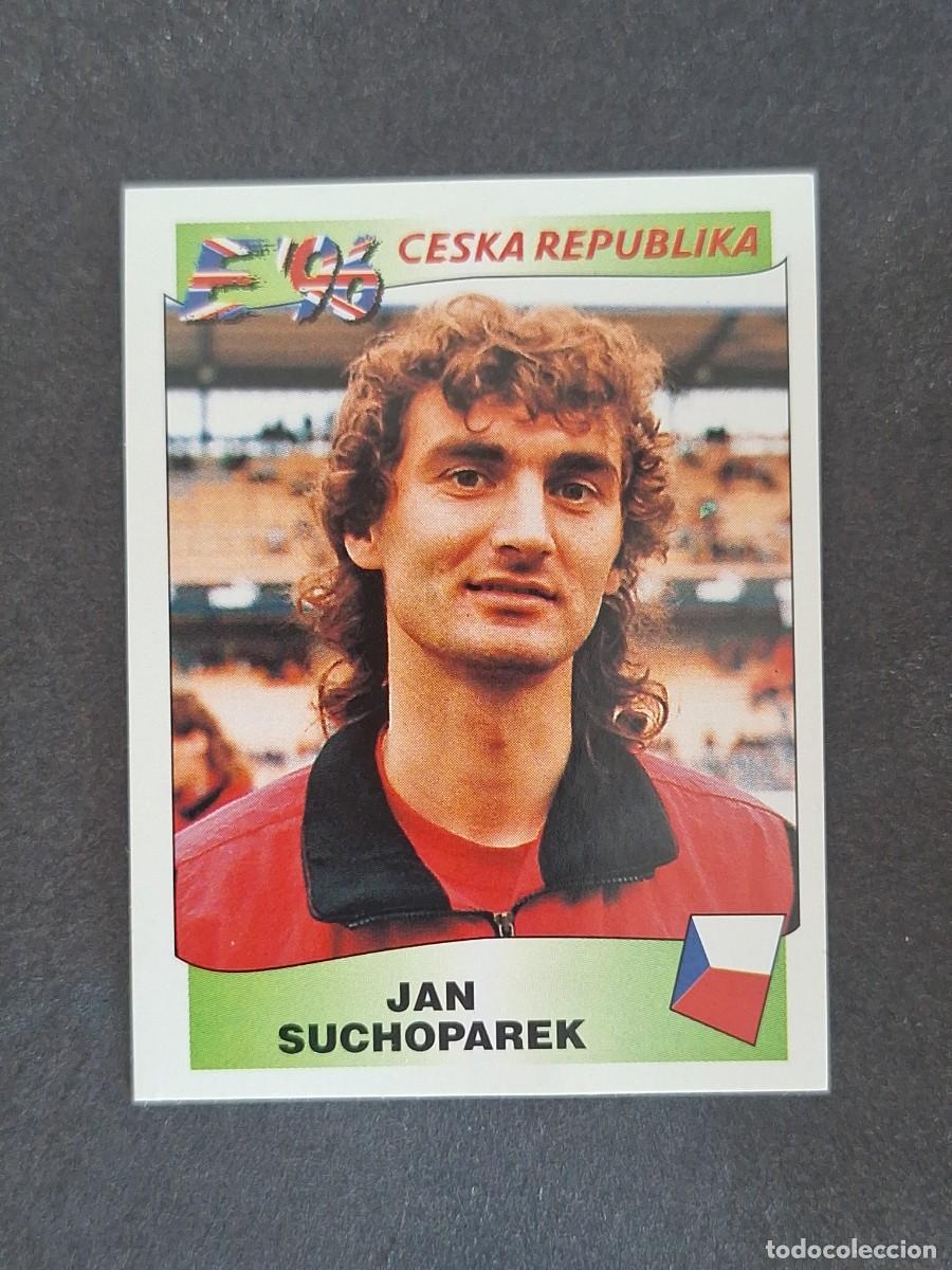 Cromos de f&uacute;tbol: L3 JAN SUCHOPAREK SELECCION REPUBLICA CHECA 219 EUROCOPA 1996 EURO 96 PANINI NUNCA PEGADO