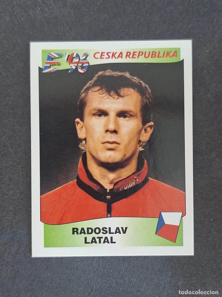 Cromos de f&uacute;tbol: L3 RADOSLAV LATAL SELECCION REPUBLICA CHECA 222 EUROCOPA 1996 EURO 96 PANINI NUNCA PEGADO