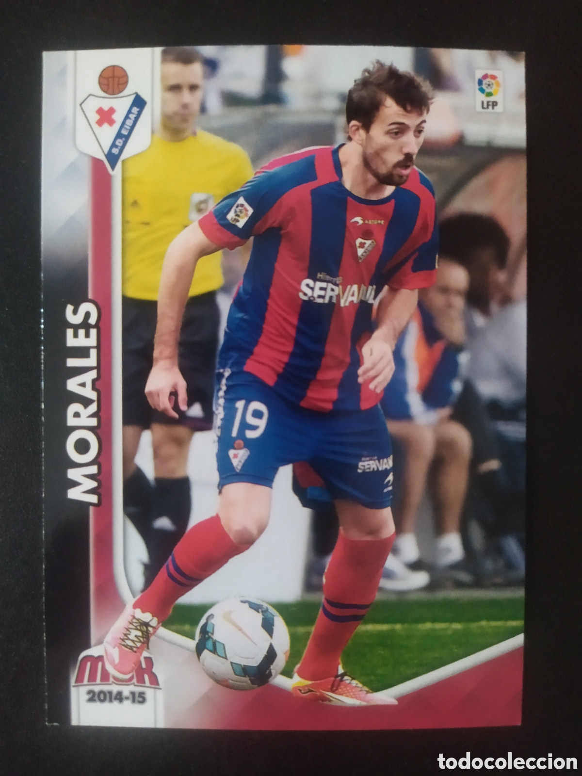 Cromos de f&uacute;tbol: Megacracks 2014 2015 14 15 panini Morales n&deg; 142 Eibar