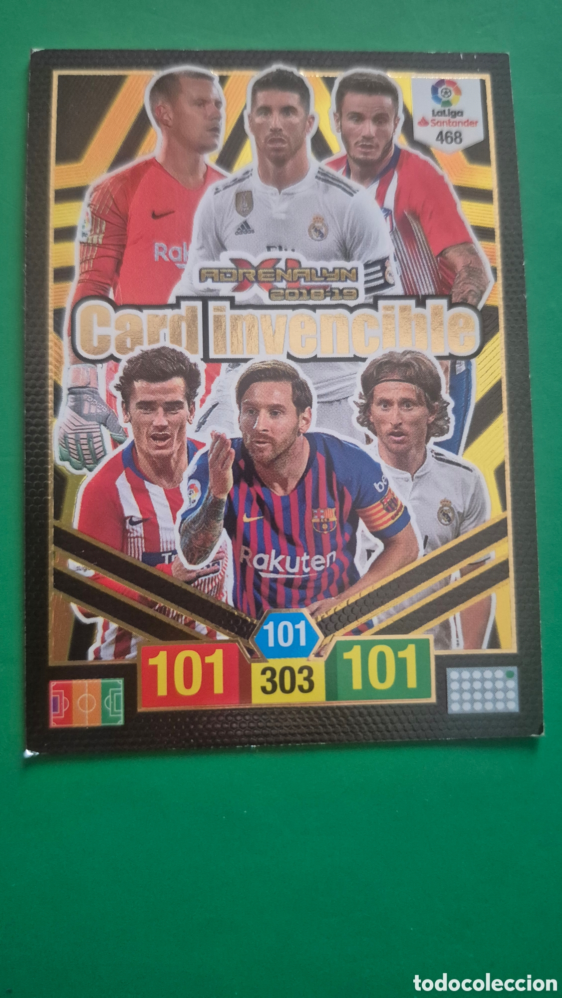Cromos de f&uacute;tbol: ADRENALYN XL 2018-2019 CARD INVENCIBLE 468 LIGA 18/19 BARCELONA