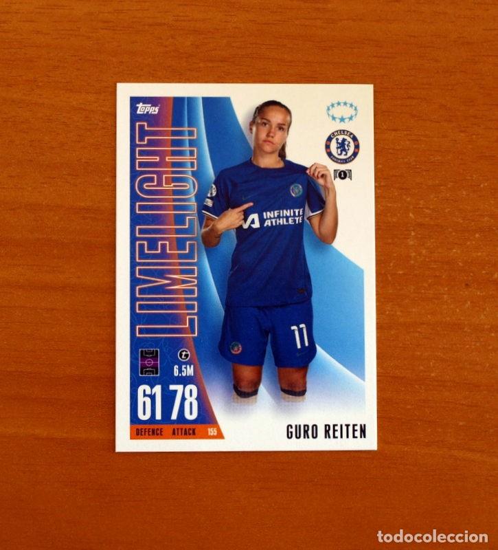 Cromos de f&uacute;tbol: Chelsea - N&ordm; 155 Guro Reiten -Limelight -Topps Match Attax Trading Card Game-2023-2024-23-24