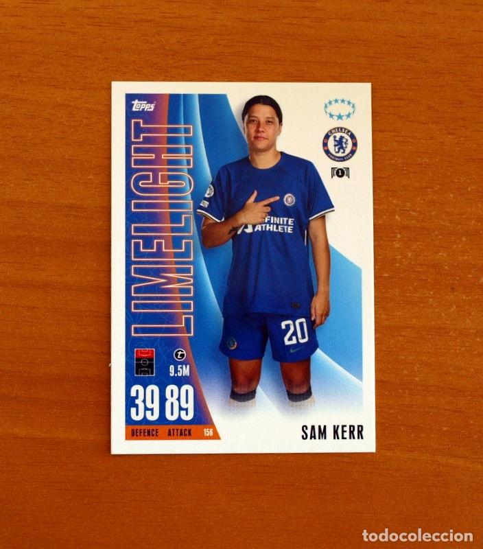 Cromos de f&uacute;tbol: Chelsea - N&ordm; 156 Sam Kerr -Limelight -Topps Match Attax Trading Card Game-2023-2024-23-24