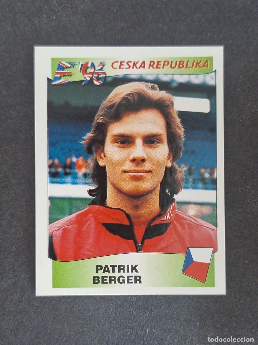 Cromos de f&uacute;tbol: L3 PATRIK BERGER SELECCION REPUBLICA CHECA 226 EUROCOPA 1996 EURO 96 PANINI NUNCA PEGADO