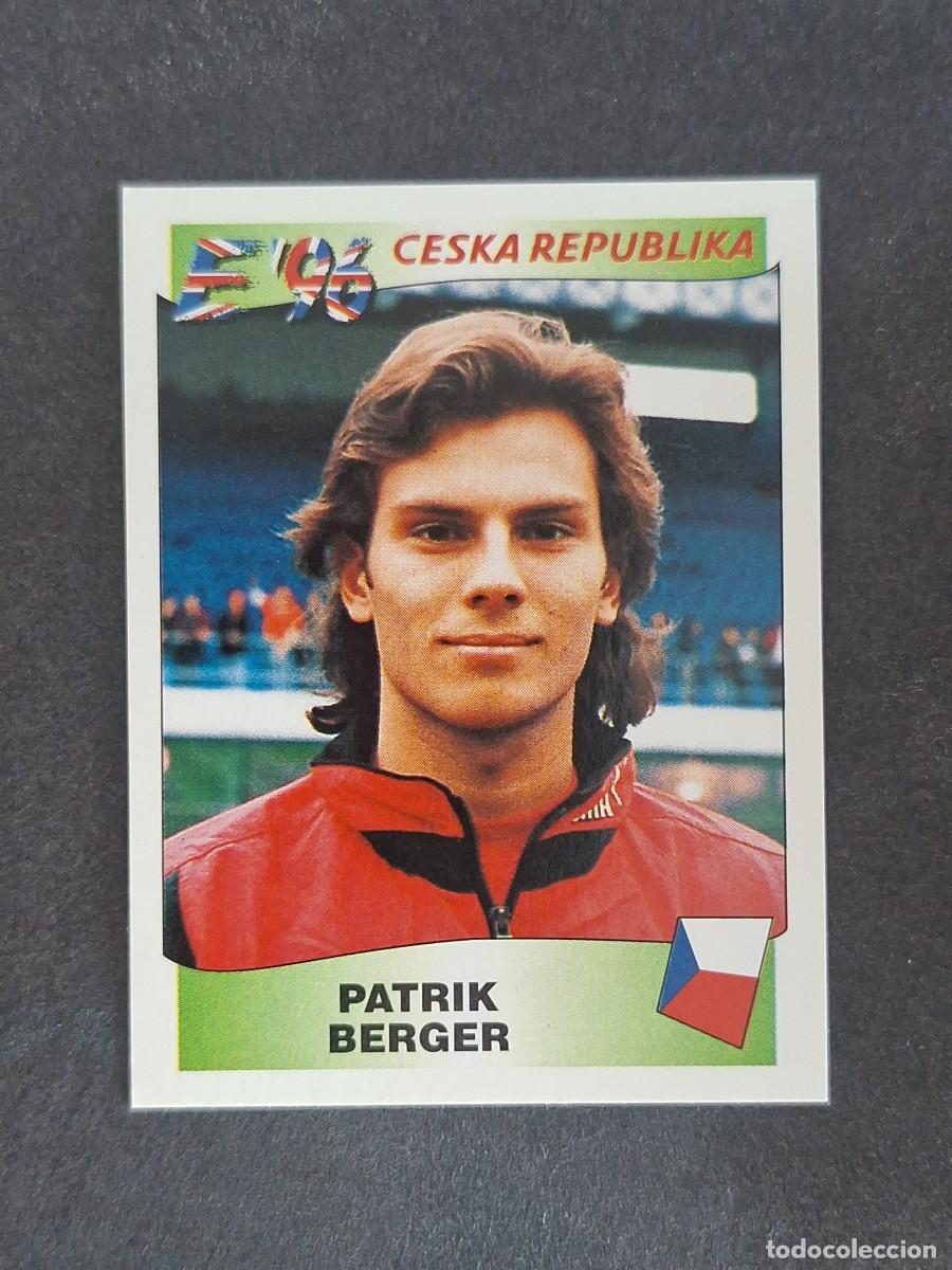 Cromos de f&uacute;tbol: L3 PATRIK BERGER SELECCION REPUBLICA CHECA 226 EUROCOPA 1996 EURO 96 PANINI NUNCA PEGADO