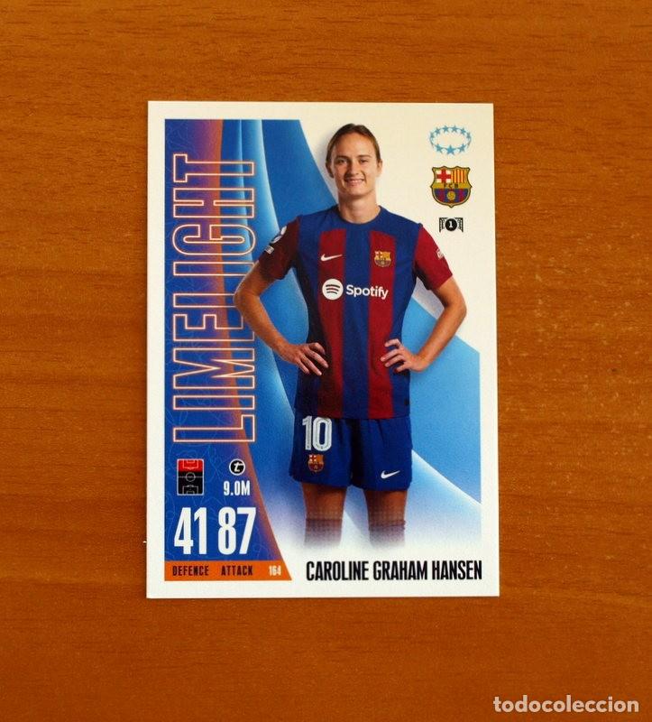 Cromos de f&uacute;tbol: Barcelona -164 Caroline Graham Hansen-Limelight -Topps Match Attax Trading Card Game-2023-2024-23-24