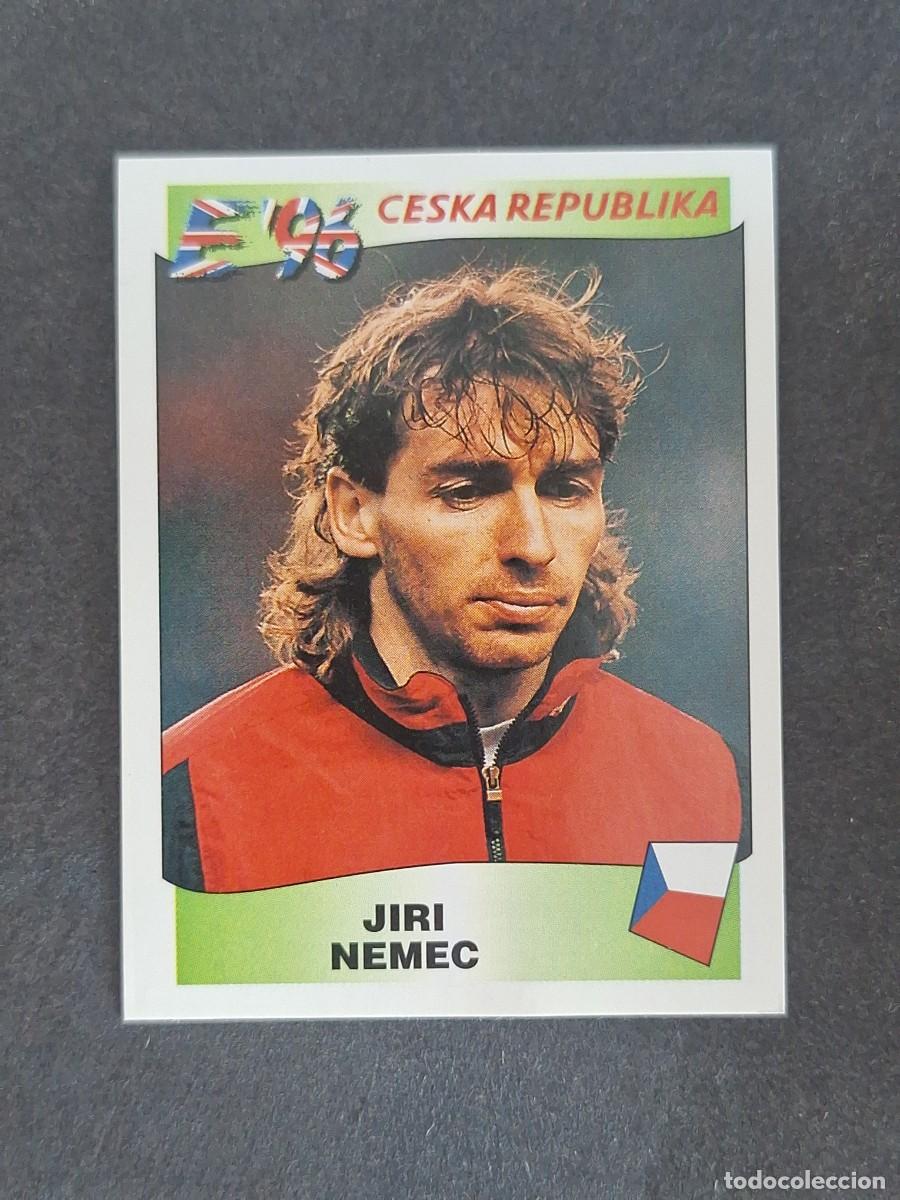 Cromos de f&uacute;tbol: L3 JIRI NEMEC SELECCION REPUBLICA CHECA 228 EUROCOPA 1996 EURO 96 PANINI NUNCA PEGADO