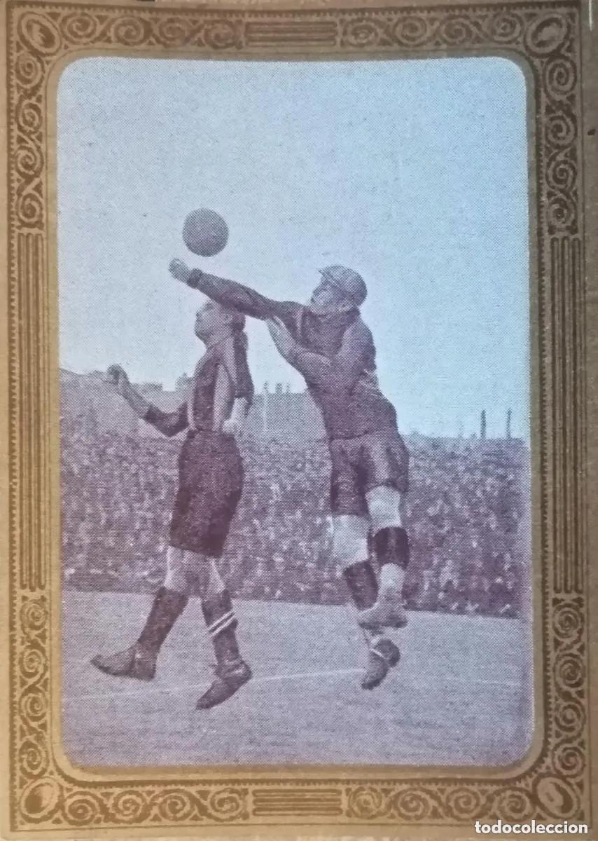 Football Stickers: Cromo de f&uacute;tbol chocolates Torras - n&ordm; 8 - barcelona - europa - a&ntilde;o 1920