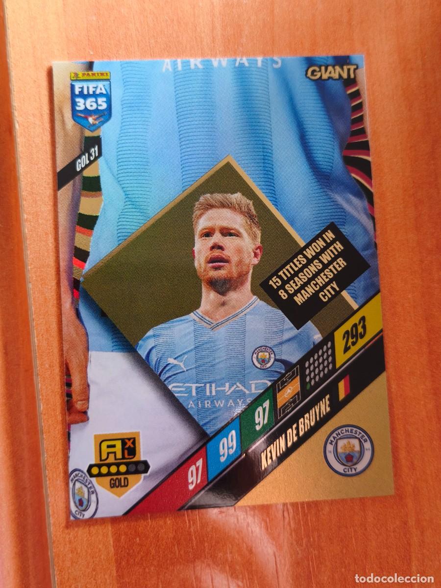 Cromos de f&uacute;tbol: bruyne, fifa 365 adrenalyn giant