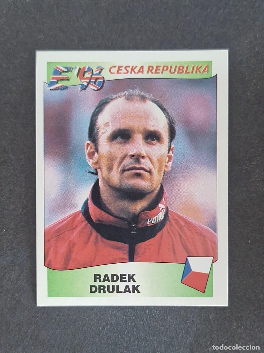 Cromos de f&uacute;tbol: L3 RADEK DRULAK SELECCION REPUBLICA CHECA 229 EUROCOPA 1996 EURO 96 PANINI NUNCA PEGADO