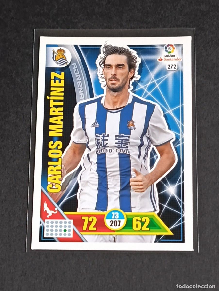 Cartes &agrave; collectionner de Football: CARLOS MART&Iacute;NEZ #272 REAL SOCIEDAD - ADRENALYN XL LA LIGA SANTANDER 2016 2017 PANINI 16 17 - CROMO