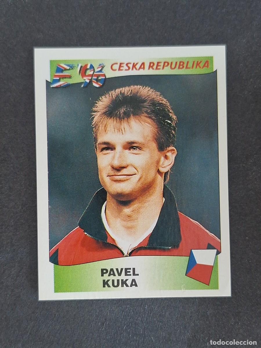 Cartes &agrave; collectionner de Football: L3 PAVEL KUKA SELECCION REPUBLICA CHECA 230 EUROCOPA 1996 EURO 96 PANINI NUNCA PEGADO