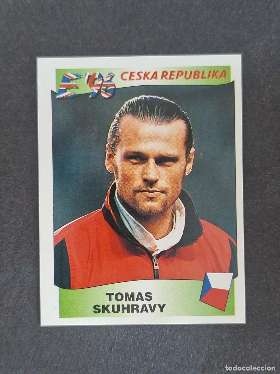 Fu&szlig;ball-Sticker: L3 TOMAS SKUHRAVY SELECCION REPUBLICA CHECA 231 EUROCOPA 1996 EURO 96 PANINI NUNCA PEGADO