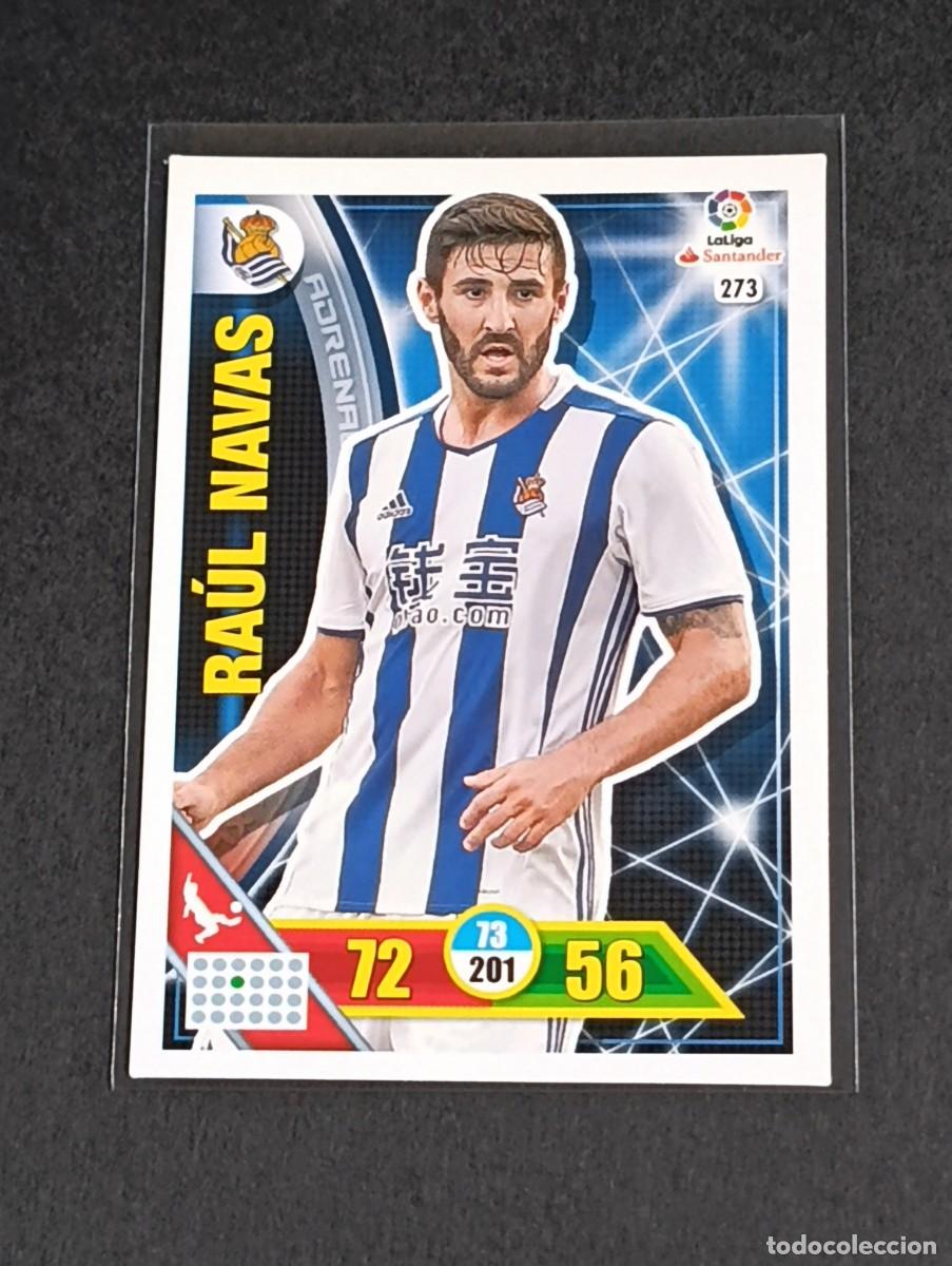 Fu&szlig;ball-Sticker: RA&Uacute;L NAVAS #273 REAL SOCIEDAD - ADRENALYN XL LA LIGA SANTANDER 2016 2017 - PANINI 16 17 CROMO FUTBOL
