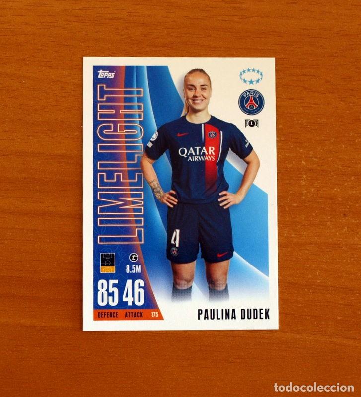 Cromos de f&uacute;tbol: Paris Saint Germain-175 Paulina Dudek -Limelight-Topps Match Attax Trading Card Game-2023-2024-23-24